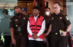 Johnny G Plate is the fifth minister in President Joko Widodo’s administrations to be charged with corruption. 