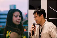 Boston-based Singaporean author Ally Chua (left) and Ethos publisher Ng Kah Gay are among those frustrated at the short timeframe and lack of clarity about usage and payment terms. 