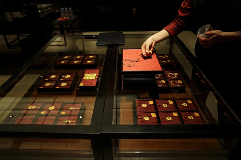 Gold is traditionally bought as jewellery for its cultural significance in China, but investors have increasingly favoured the precious metal as a hedge against uncertainty. 