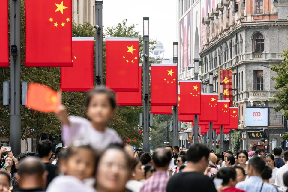 Household savings rose by 2.96 trillion yuan (S$538.3 billion) in September, the most since March.