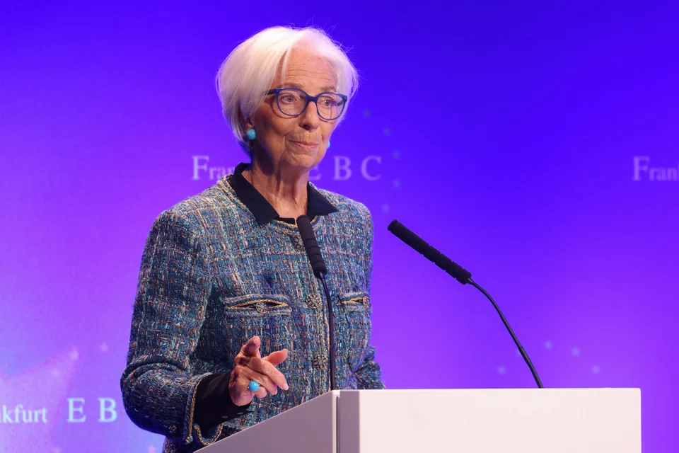 Turning to the economy, Lagarde says that euro-area expansion has been more resilient than anticipated, even with the world in a phase of transformation.
