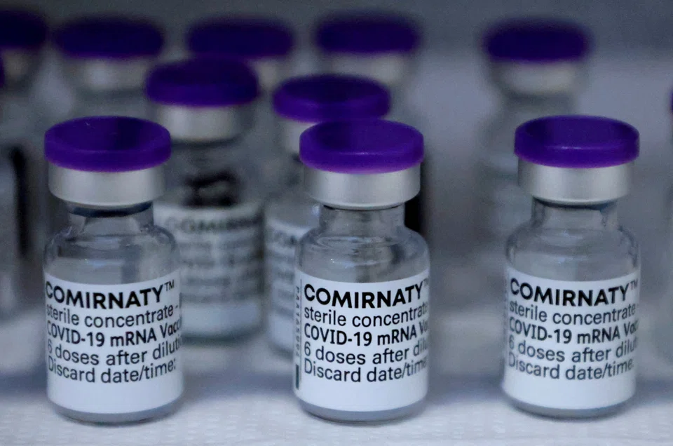 Vials of the Pfizer-BioNTech Comirnaty Covid-19 vaccine. BioNTech and partner Pfizer Inc are counting on an Omicron-adapted vaccine to reinvigorate sales for the rest of the year. 