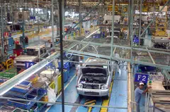 Car production in Thailand, a regional automaking centre, rose 10.32 per cent in May from a year earlier, the first annual rise in 22 months, according to the Federation of Thai Industries. 