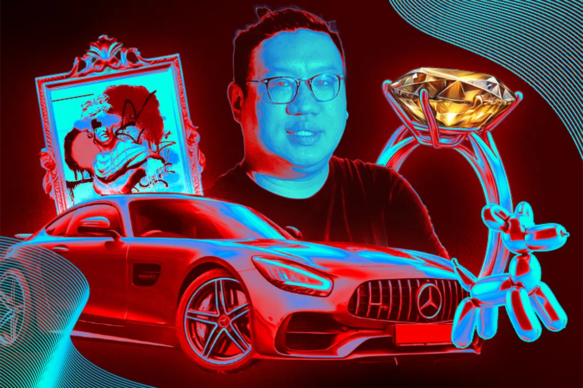 Ng Yu Zhi is said to have spent more than S$21 million in total on about 20 luxury cars, some of which were later transferred to others including his partners.