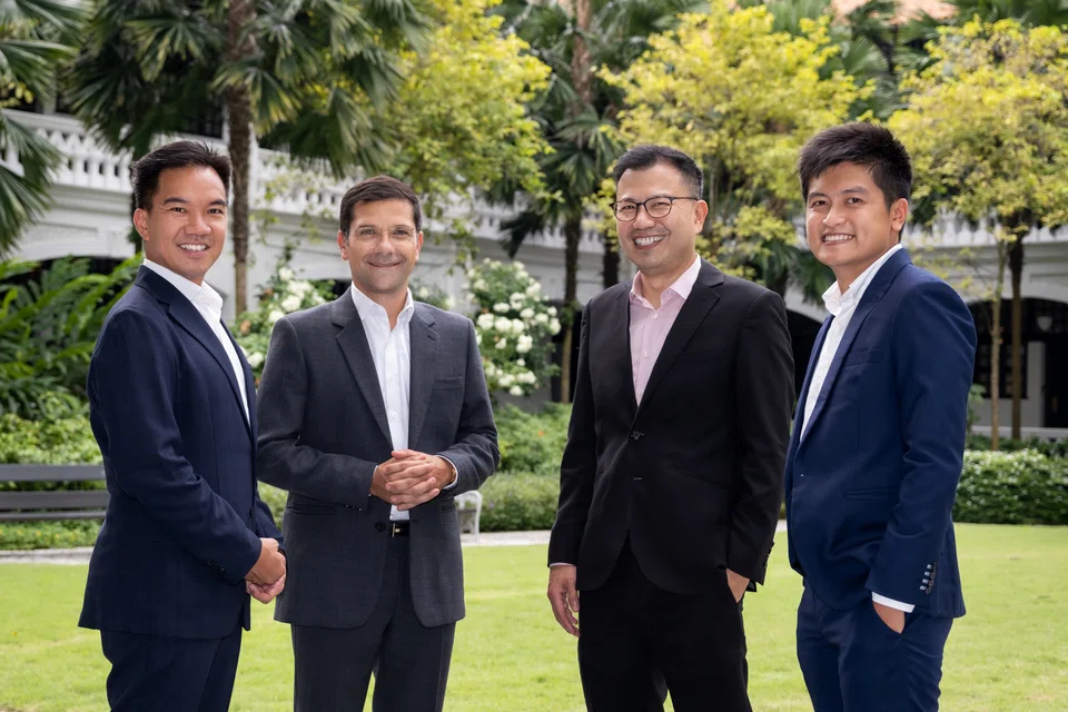 The founders of Genesis Alternative Ventures: From left, Martin Tang, Ben J Benjamin, Jeremy Loh and Eddy Ng.
