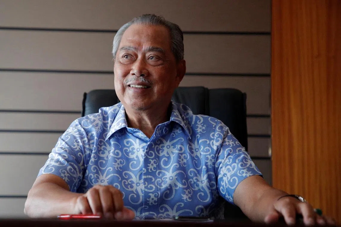 Muhyiddin Yassin, the leader of the opposition coalition, could face up to three years in jail and a maximum RM5,000 (S$1,499.36) fine if convicted.