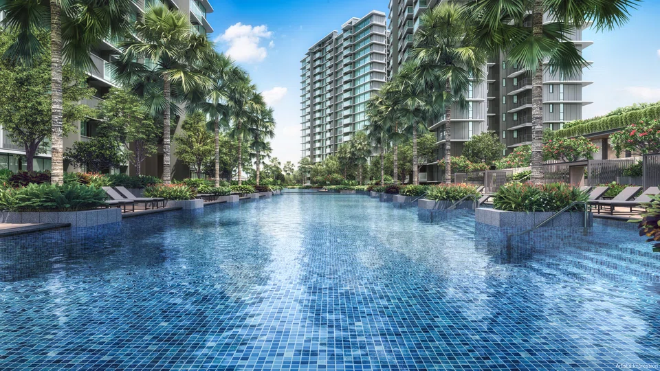 Chuan Park, a 99-year leasehold development along Lorong Chuan, has three 22-storey and two 19-storey tower blocks, as well as two commercial units.  