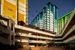 The iconic rainbow blocks of Rochor Centre were demolished in 2018 to 2019 to make way for the North-South Corridor.