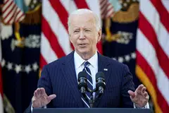 “You can’t love your country only when you win,” US President Joe Biden said.