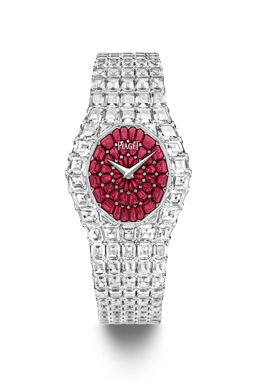 Piaget unveils new versions of its iconic High Jewellery Aura in rosy hues.