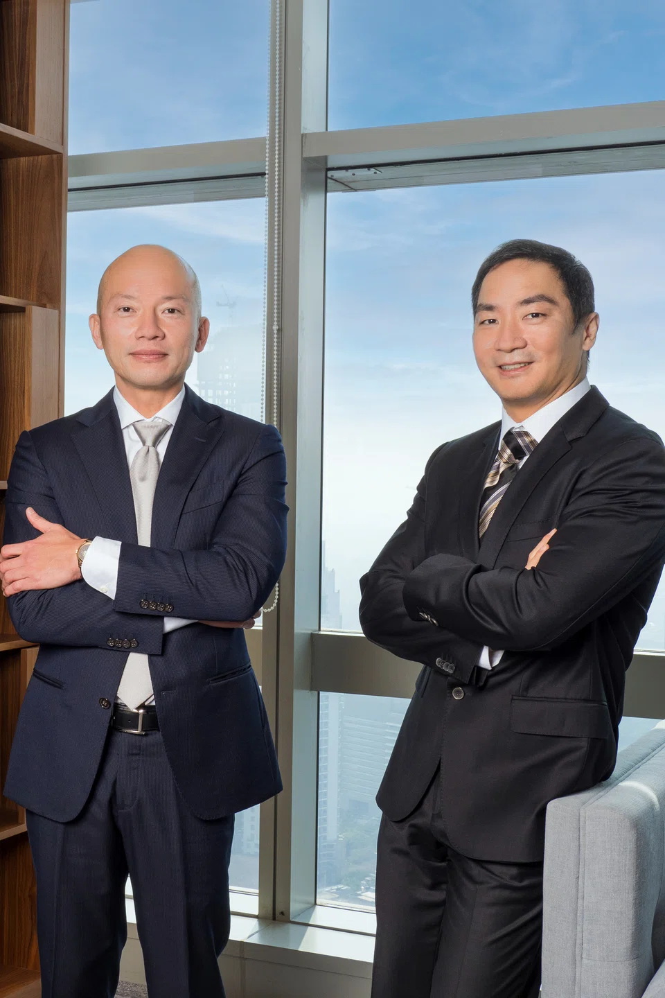 GRP's executive committee chairperson Kimin Tanoto (left) and executive committee member Tony Taniwan. 