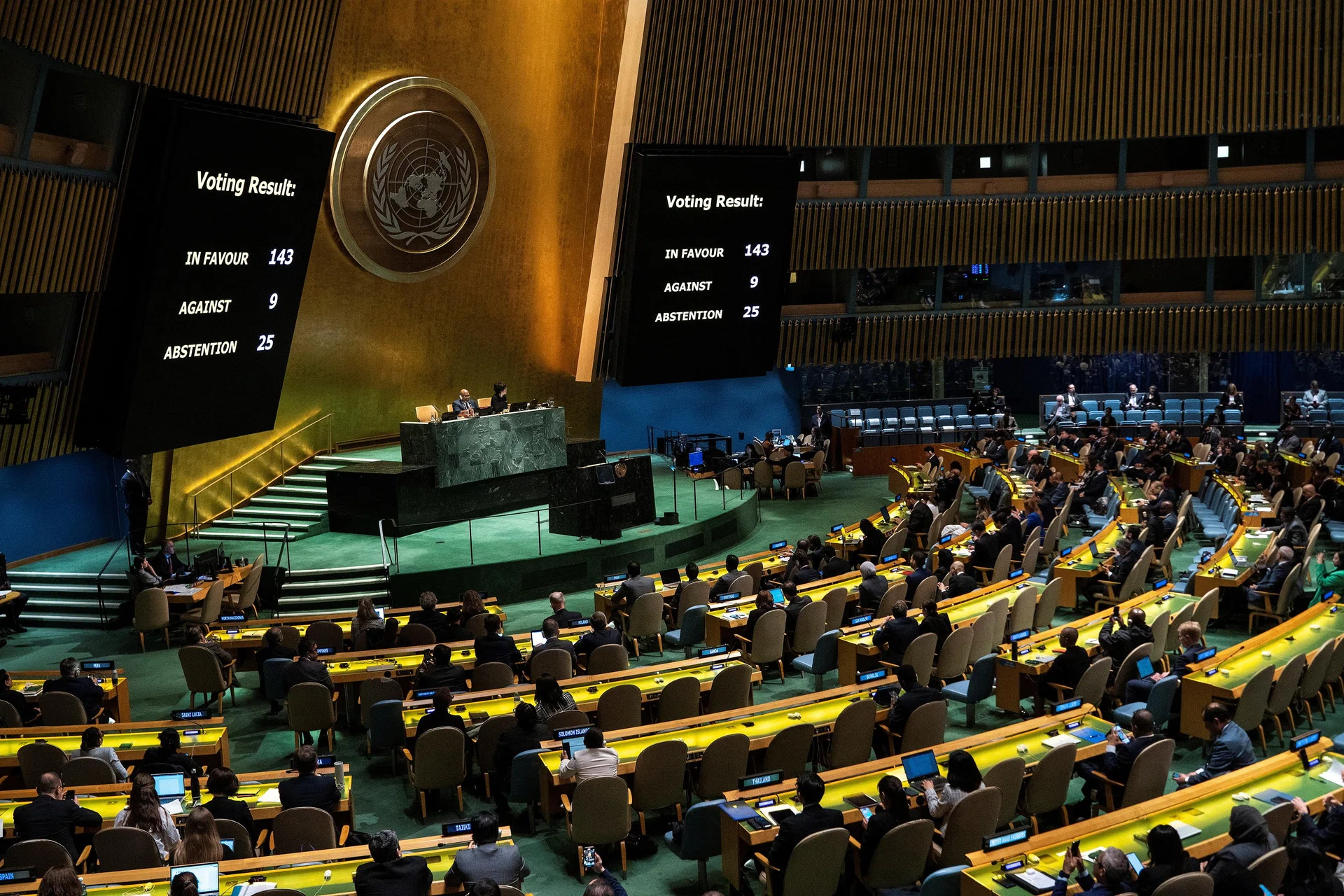 UN General Assembly backs Palestinian bid for membership - The Business ...