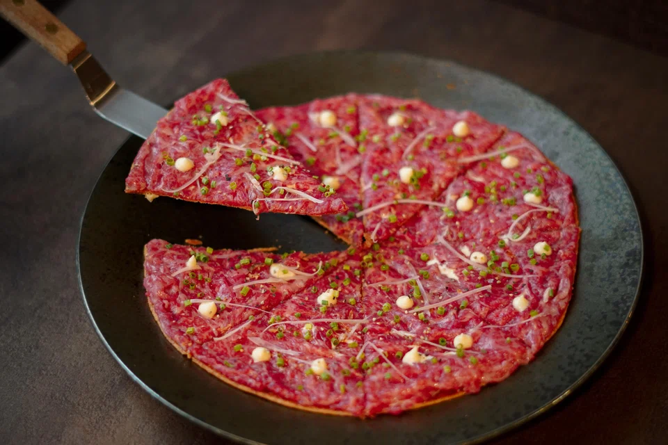 Wagyu pizza is the most accomplished dish on the menu.