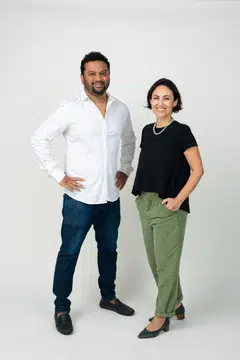 Square Peg partners Tushar Roy (left) and Piruze Sabuncu.
