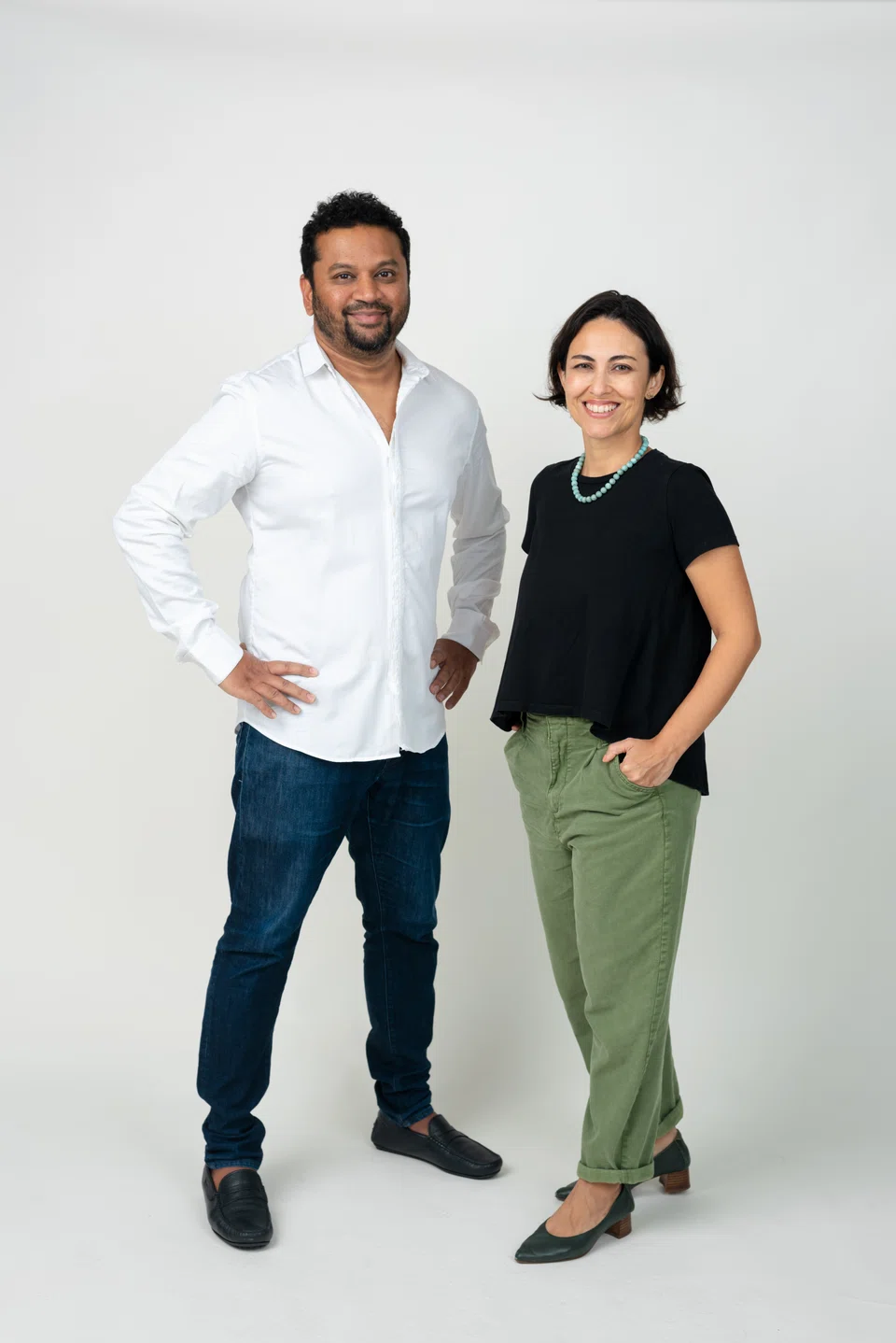 Square Peg partners Tushar Roy (left) and Piruze Sabuncu.