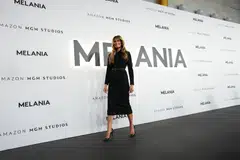 US First Lady Melania Trump at the premiere of "Melania" at the Kennedy Center in Washington on Thursday. The upper echelons of Washington’s power structure all came out in the 14 degree weather to help President Donald Trump celebrate the movie that his wife produced about herself.