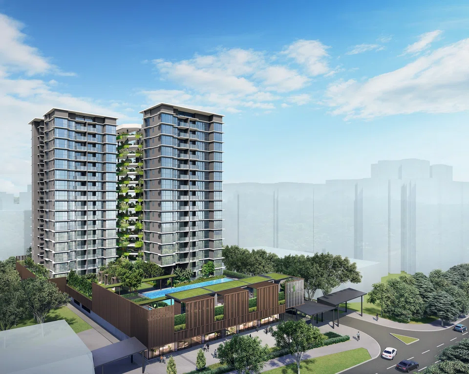 Frasers Property's revenue increased 15.6 per cent to S$1.9 billion for the six-month period, from S$1.7 billion a year earlier. Sky Eden@ Bedok (above) has sold 128 units, or 81 per cent of the project.