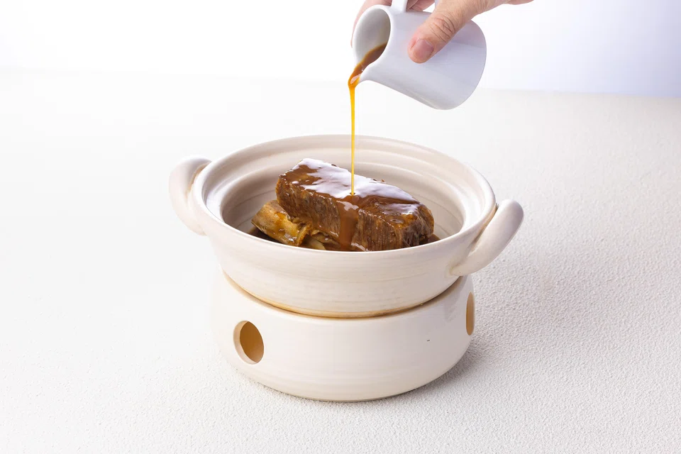 Braised beef steak at Fu Cheng.