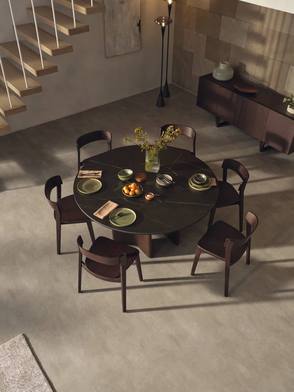  Issho lazy Susan table.