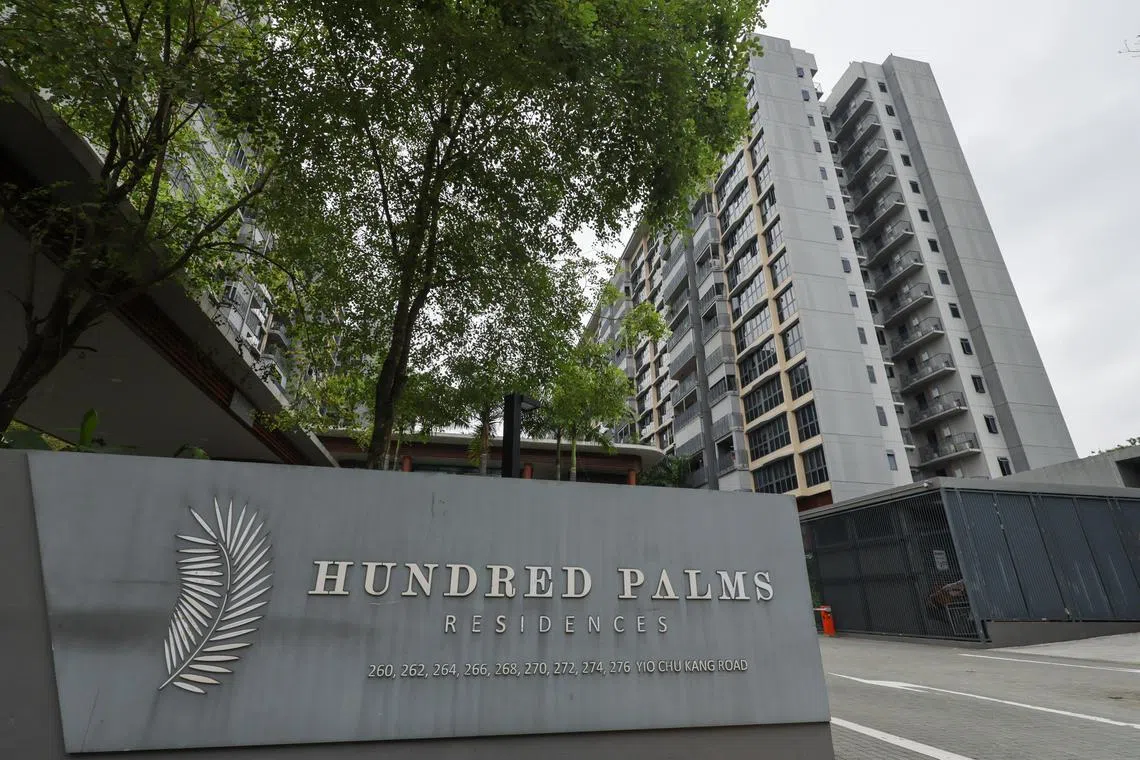 Four units at the Hundred Palms Residences along Yio Chu Kang Road were among the EC transactions that proved to be the most profitable in Q2 in terms of percentage gains.