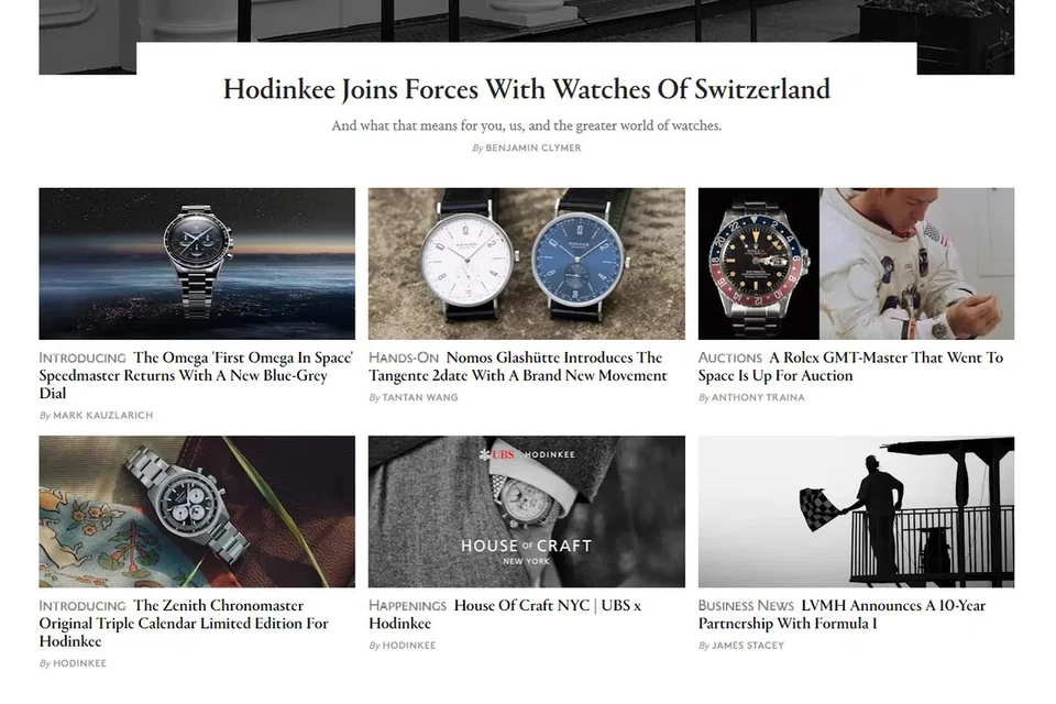 The sale marks an end to New York-based Hodinkee’s troubled entry into online used watch sales. 