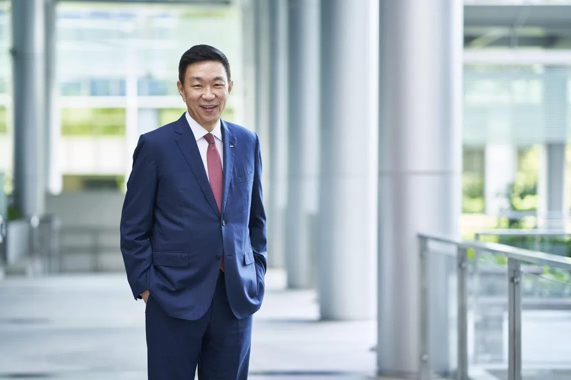 Keppel CEO Loh Chin Hua notes the company has developed an AI model to map out ideal locations for data centres.