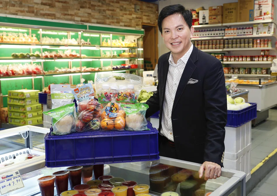 Gary Loh, vice-chairman and chief executive of SunMoon Food. The company's full-year loss is attributed to a combination of factors including lower gross margins from clearing slow-moving inventories.