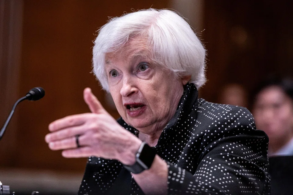 "Wages are increasing but at a slower rate. And so that doesn’t really look like it’s a threat to inflation,” US Treasury Secretary Janet Yellen said.