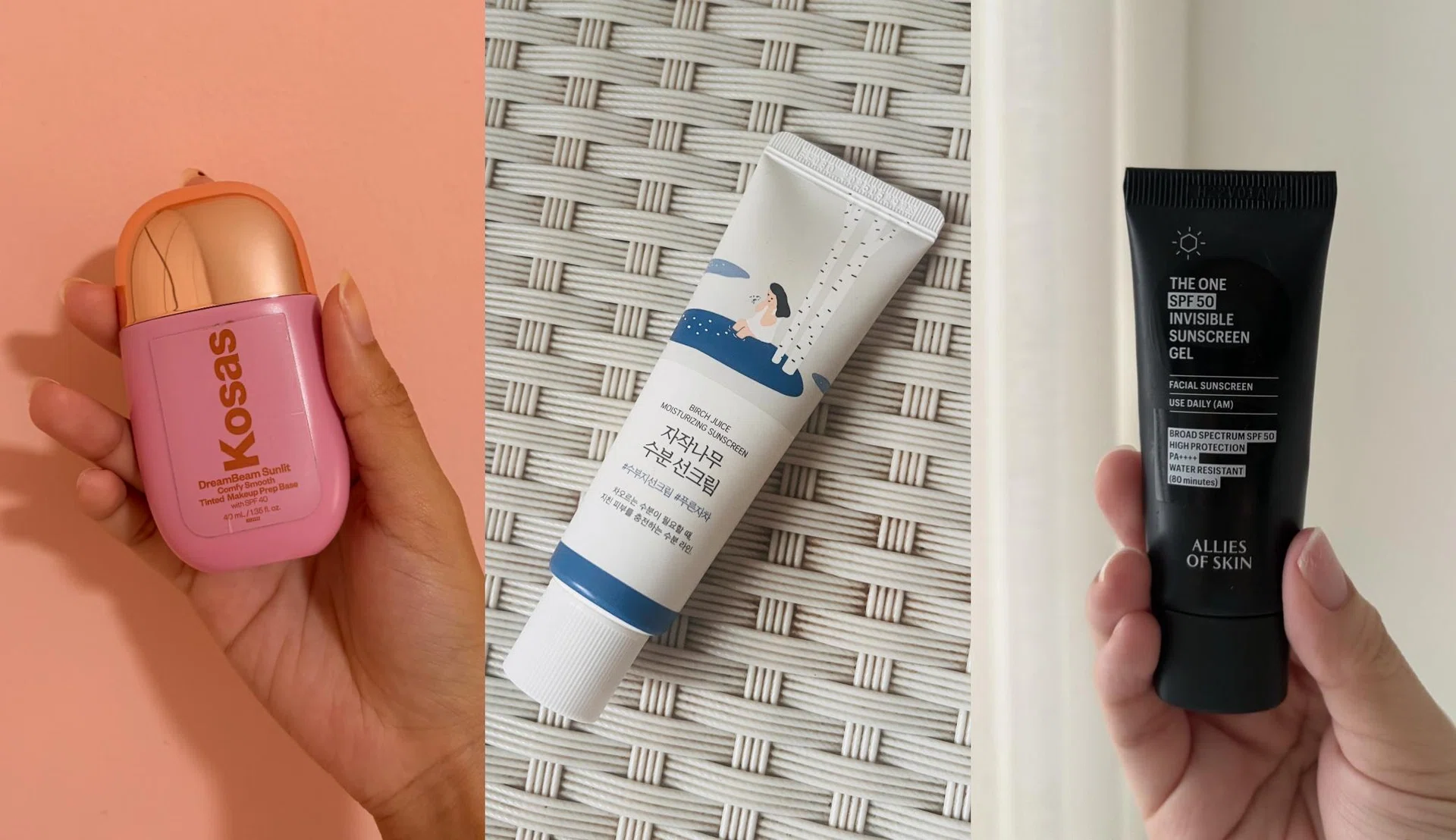 Best facial sunscreens Singapore reviews