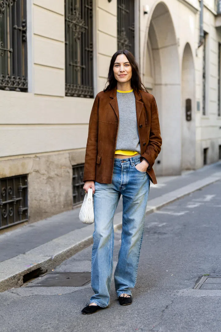 Alexa Chung Milan Design Week 2026 outfit fashion