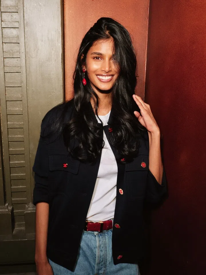 Bhavitha Mandava at chanel coco mademoiselle crush absolu party in paris