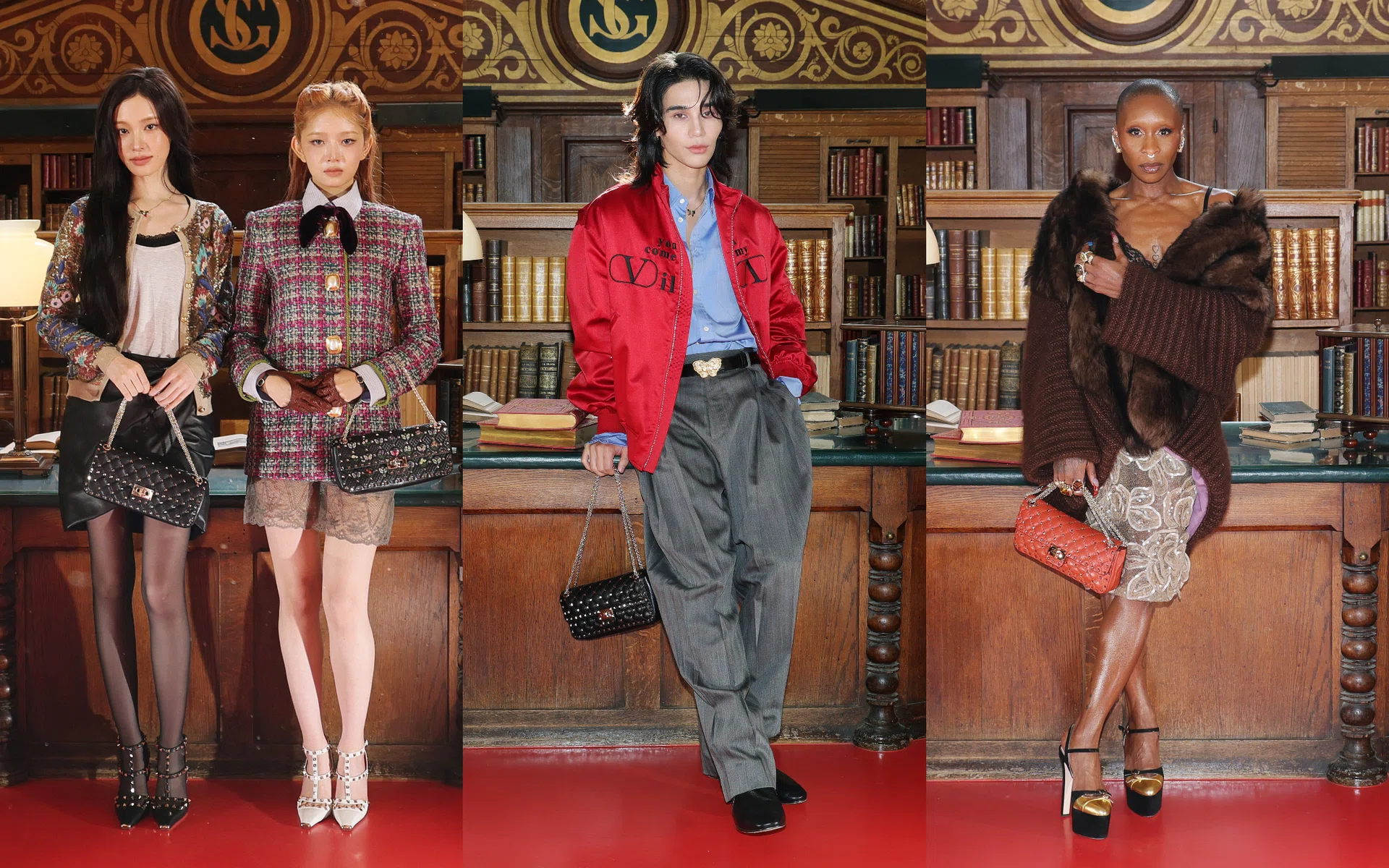 Celebrity VIPs at Valentino Spring Summer 2027 show Paris Fashion Week