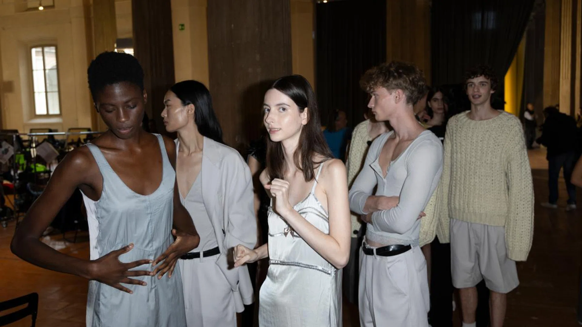 Backstage at Onitsuka Tiger's Spring Summer 2025 show. Credit: Onitsuka Tiger 