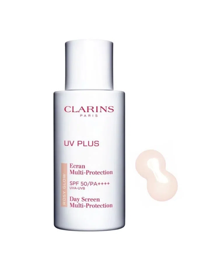UV Plus [3P] SPF50 Rosy Glow, $117, Clarins