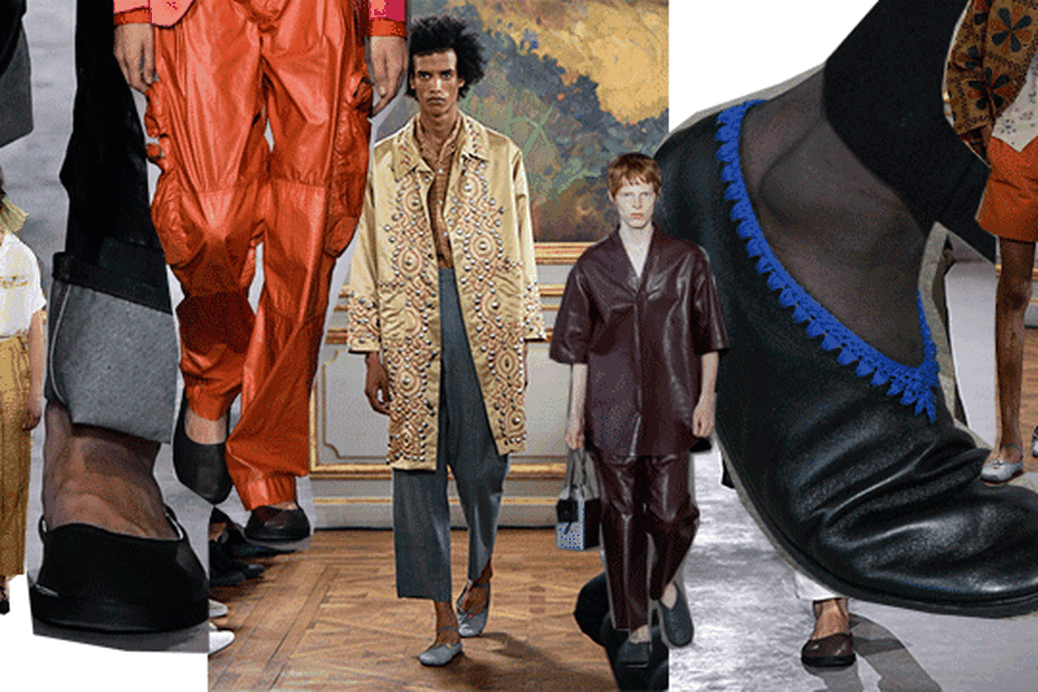 mens ss20 trend ballet flat