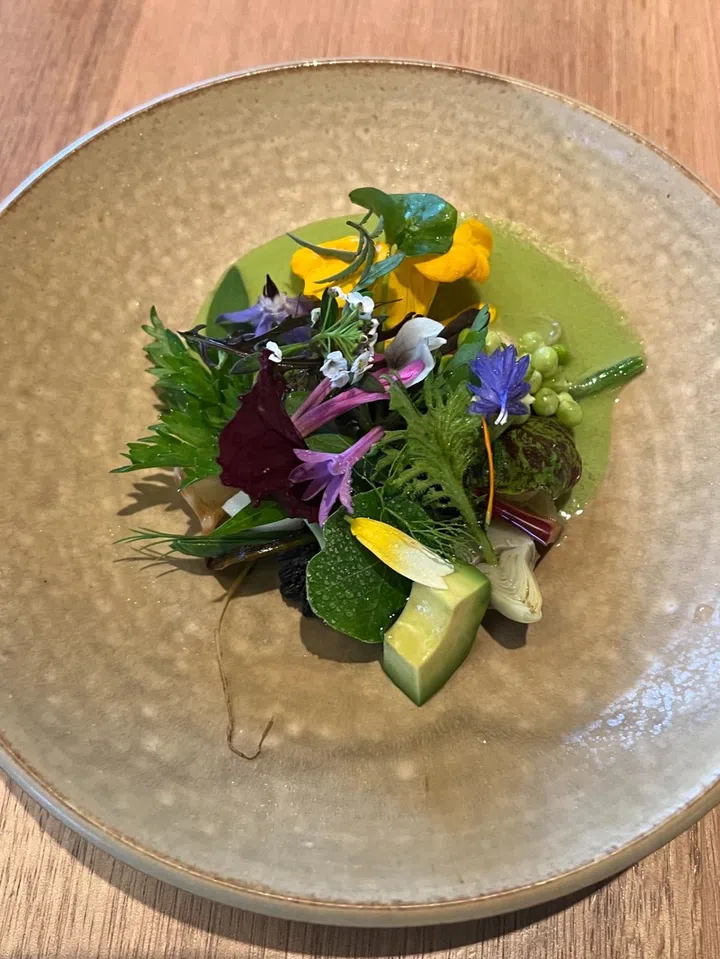 Brae Spring salad is made of over 40 ingredients.