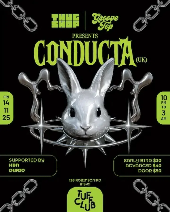GrooveTop & Thug Shop present Conducta @ Tuff Club