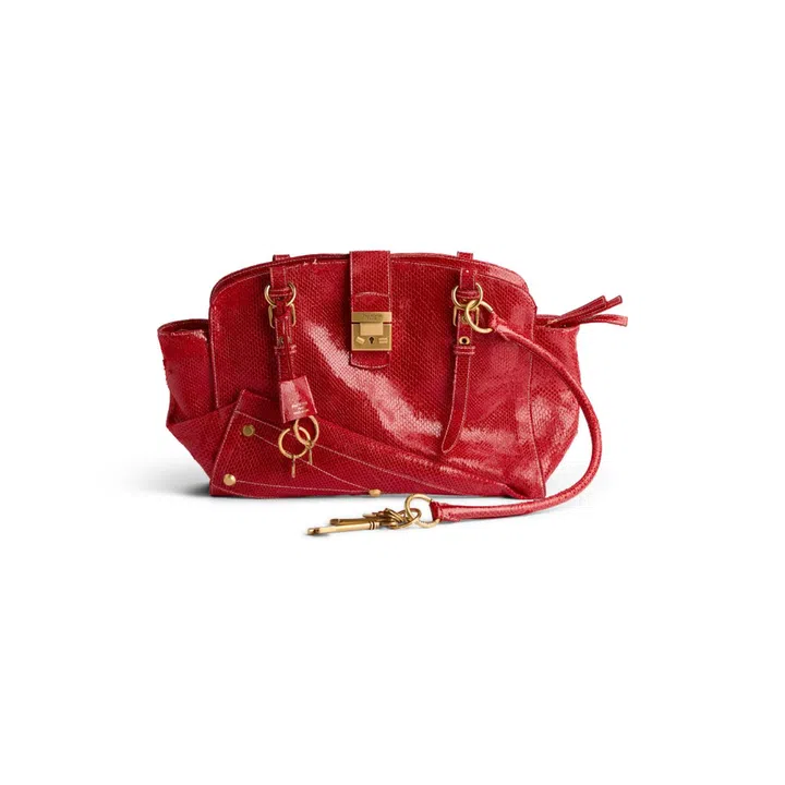Balenciaga Broken calfskin top handle bag, price upon request