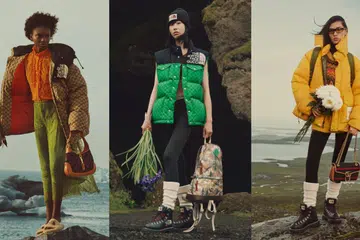 gucci the north face