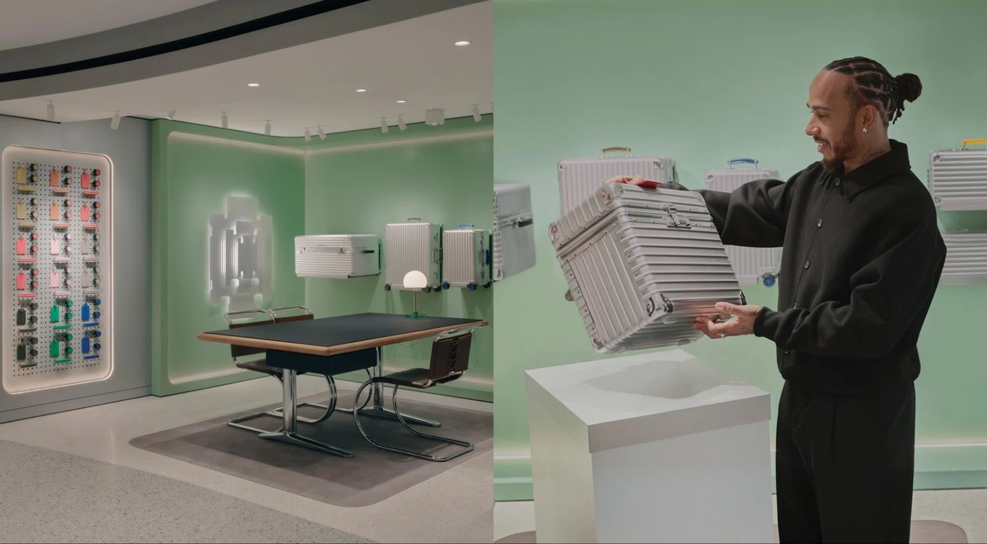 Rimowa Cologne Germany flagship with Crafted-for-you customised luggage