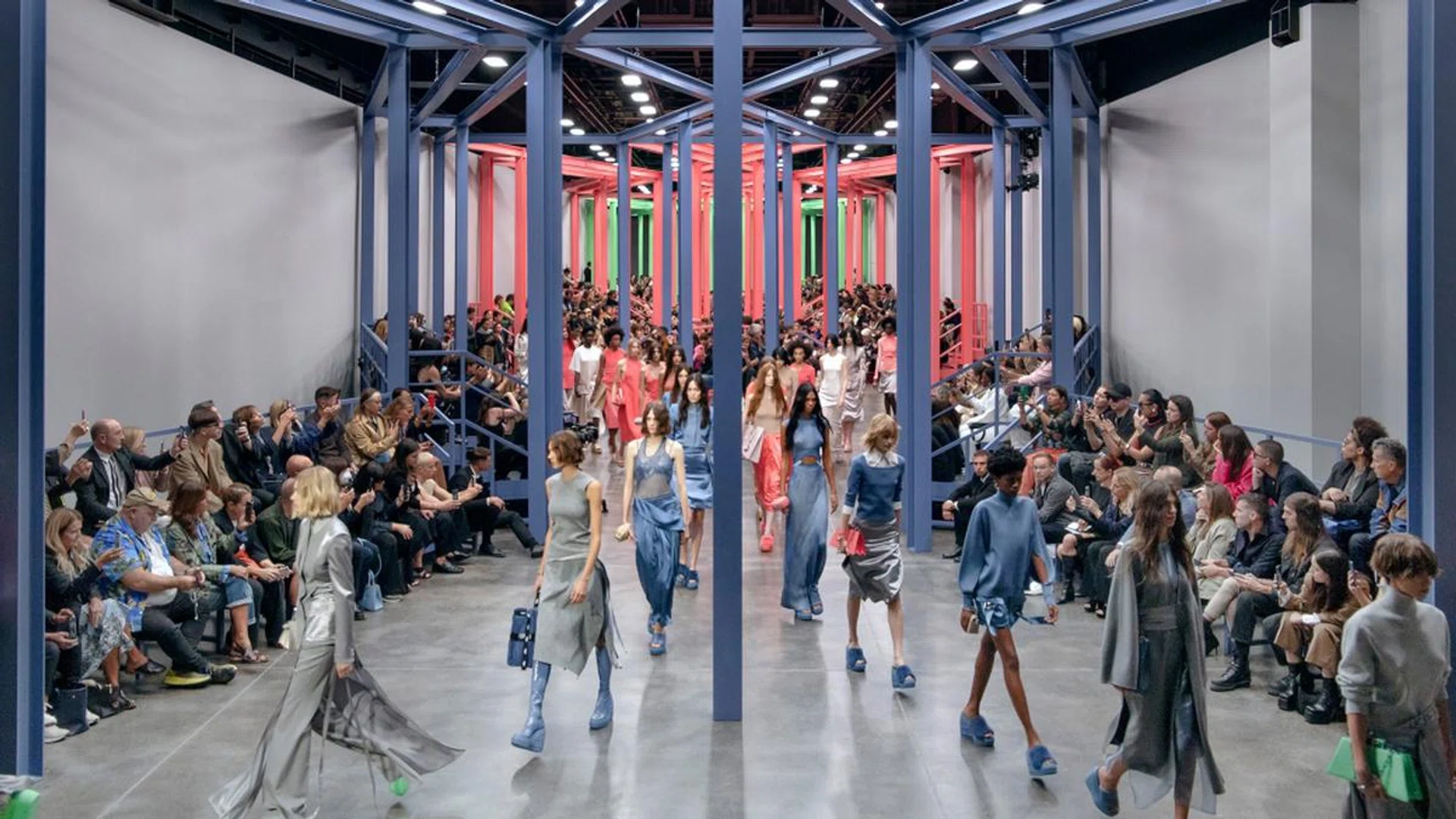 Kim Jones is getting into his groove at Fendi, turning out his most youth-oriented collection for the maison. Credit: Fendi