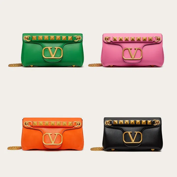valentino stud sign bag