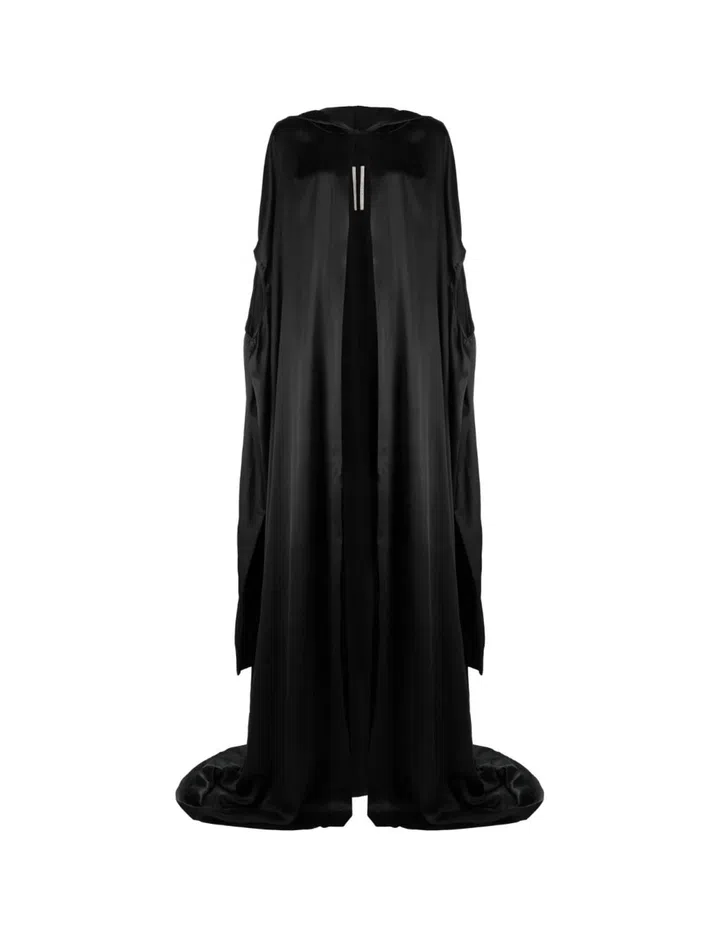rick ownes hooded silk gown nosferatu goth outfit