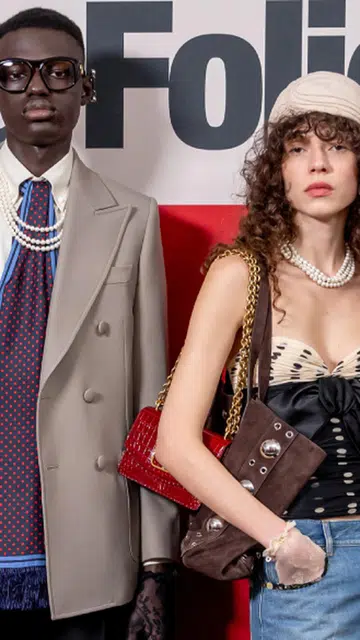 Backstage at Alessandro Michele's debut show for Valentino. Credit: Valentino