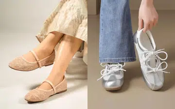 Mesh Ballet Flats