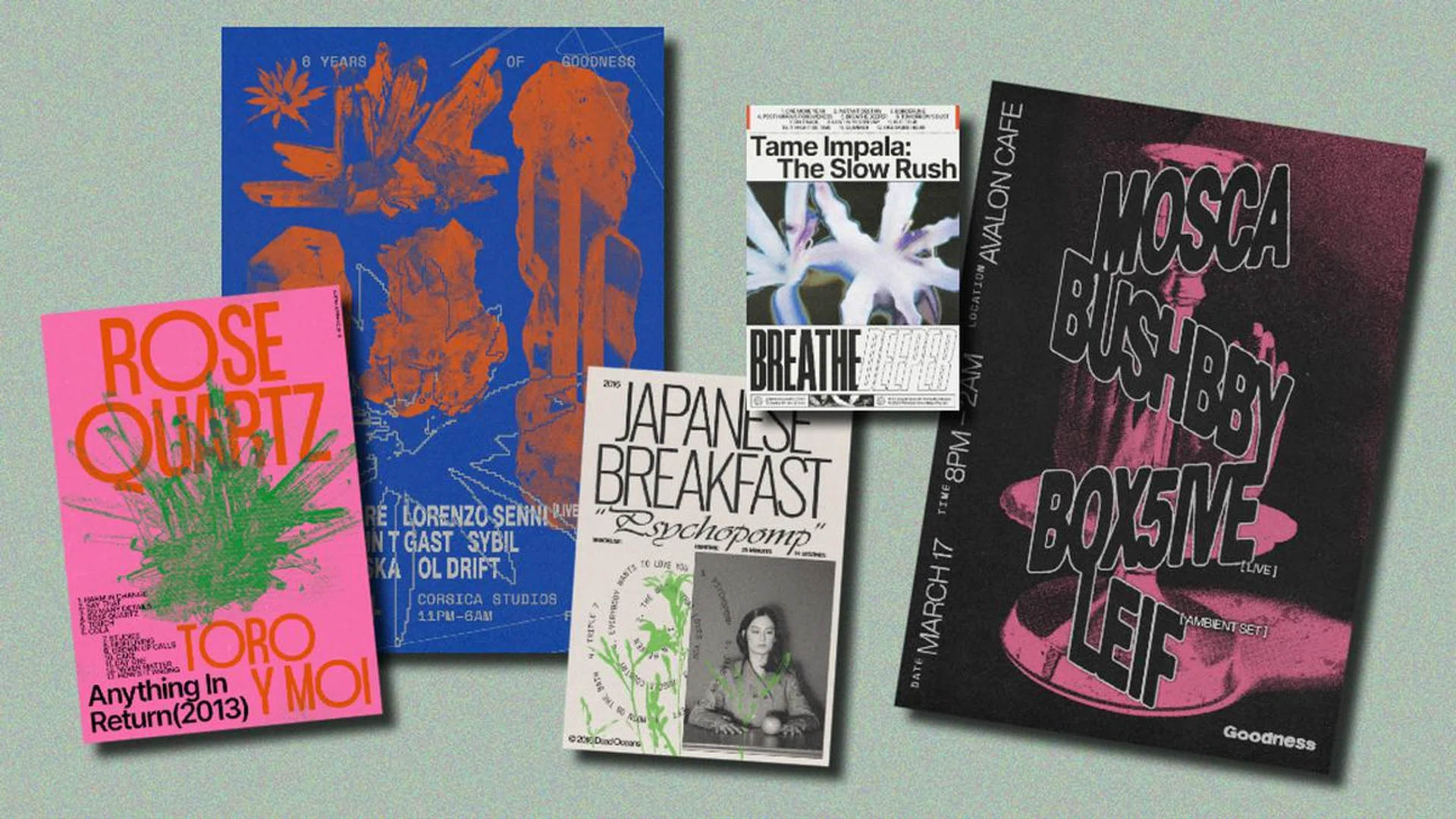 A huge audiophile, designer Melina K enjoys creating posters with elements of nature – her favourite source of inspiration – in tribute to her favourite musical acts in her spare time. It’s a hobby that has earned her actual commissions from musicians from around the globe. Pictured here is a mix of both her personal works and artwork created for clients.