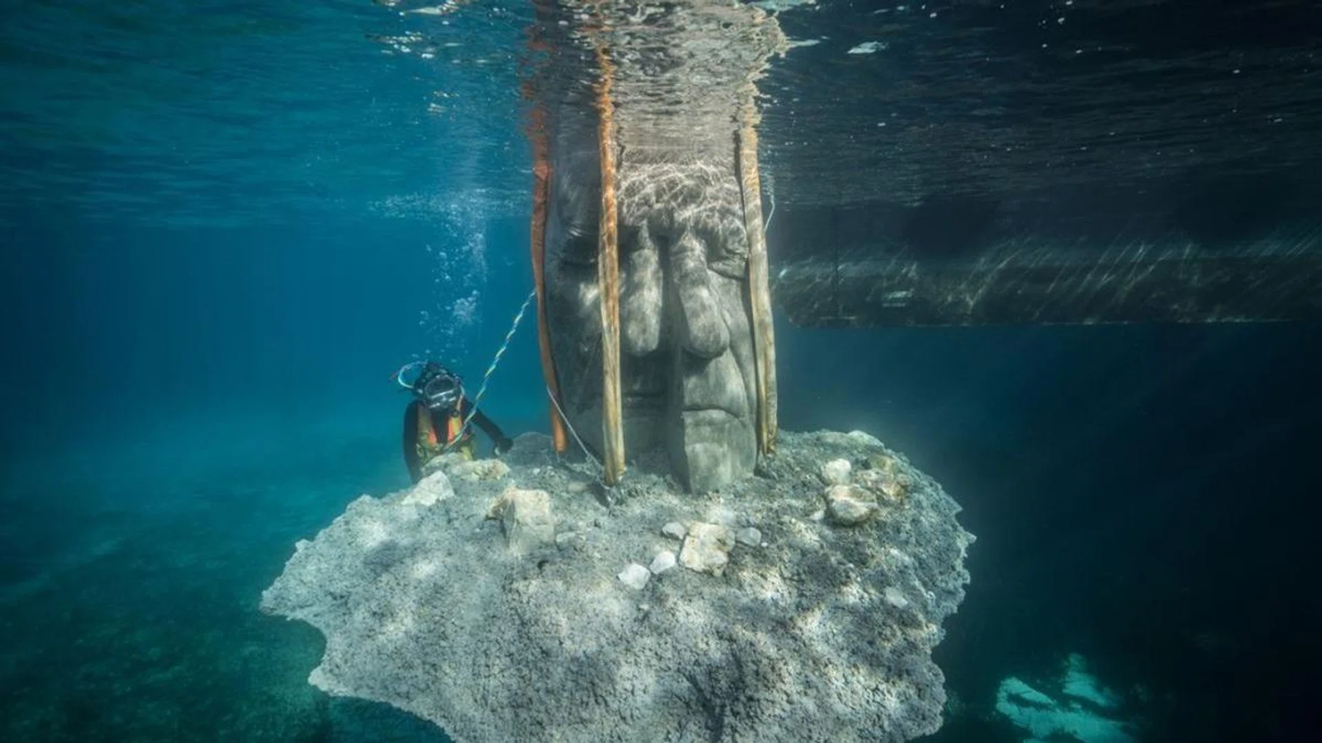 Under the sea. Credit: Jason deCaires Taylor