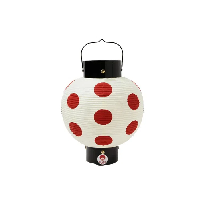 beams paper lantern polka dots