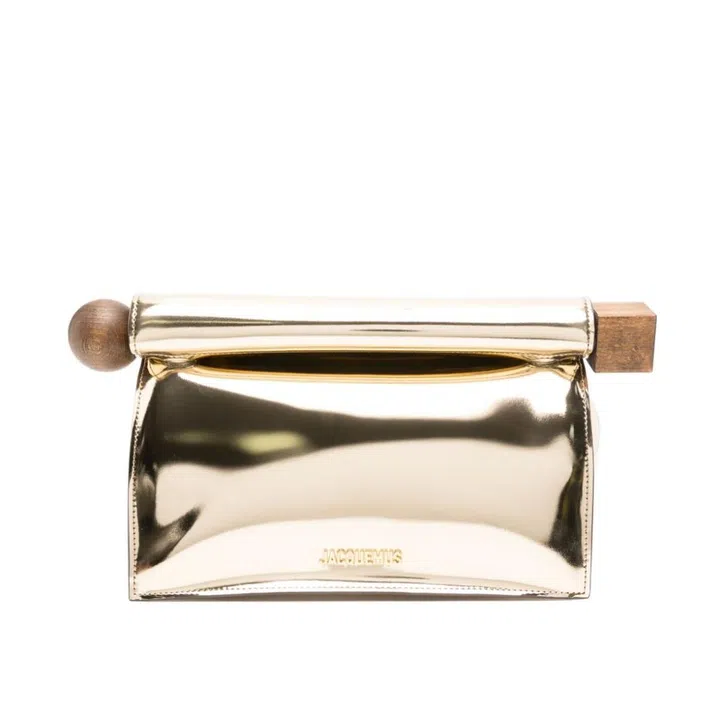 Jacquemus La Pochette Rond Carre PU clutch, $1,570, www.fwrd.com
