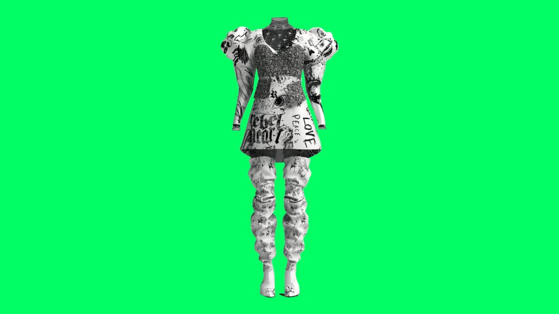 Is virtual fashion the new sustainable chic? Credit: Courtesy